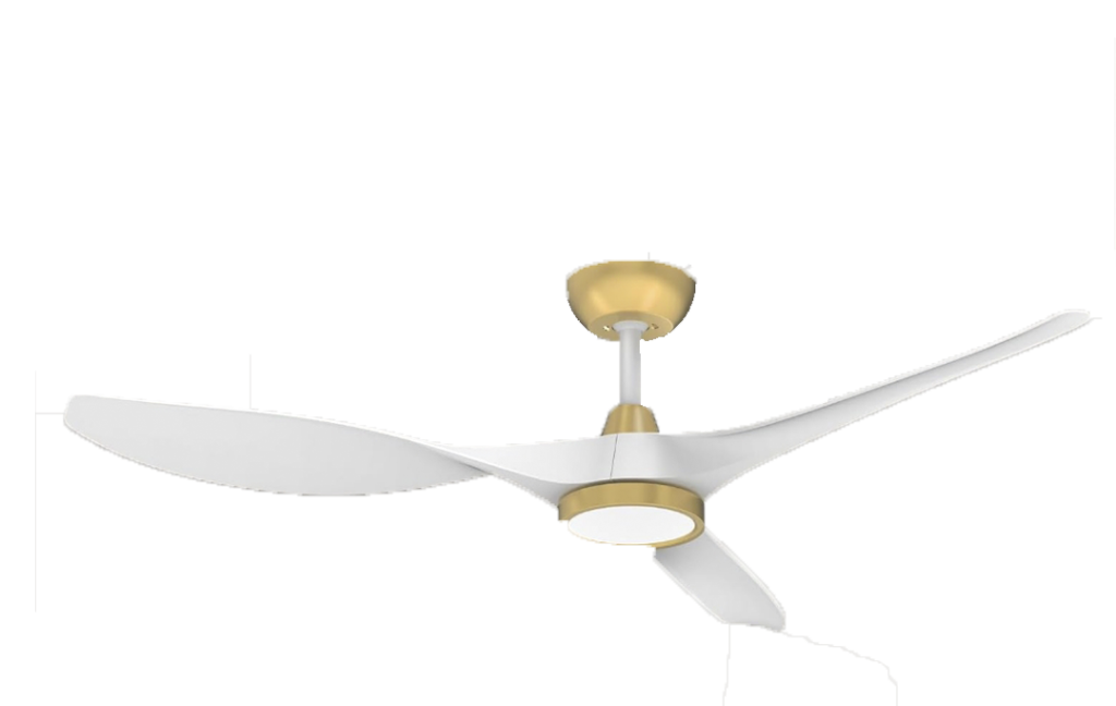 8-Ventilador dorado con luz CDMX