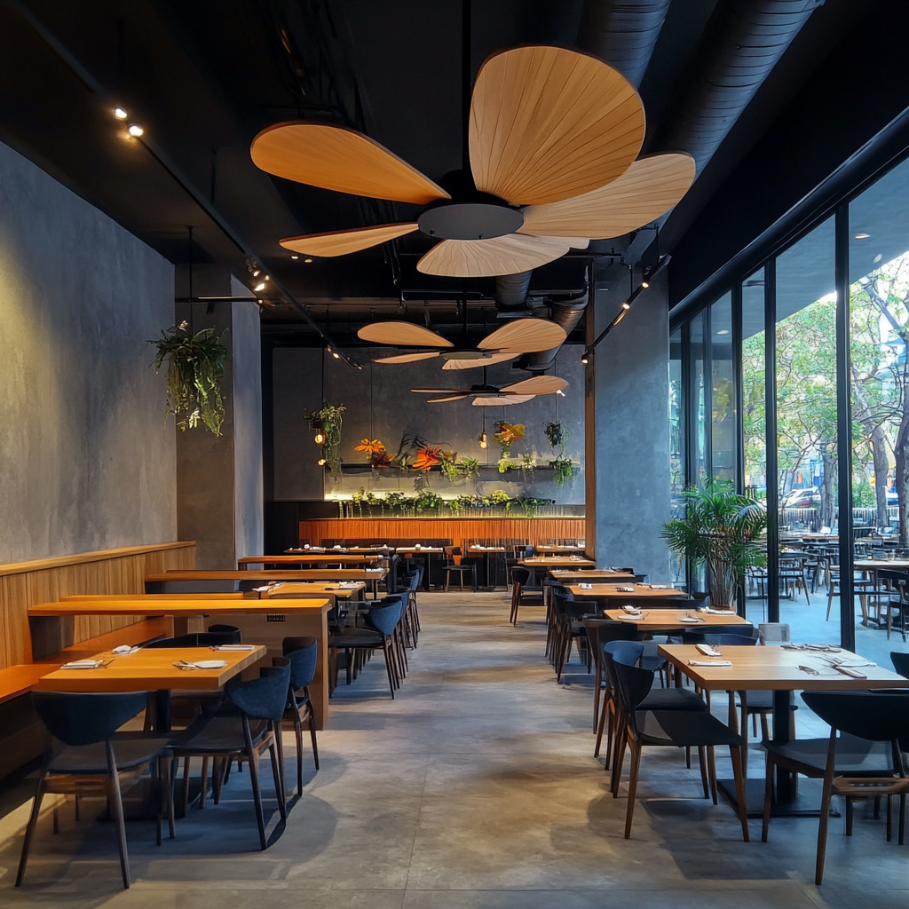 Ventiladores Restaurante 3 Airevo CDMX